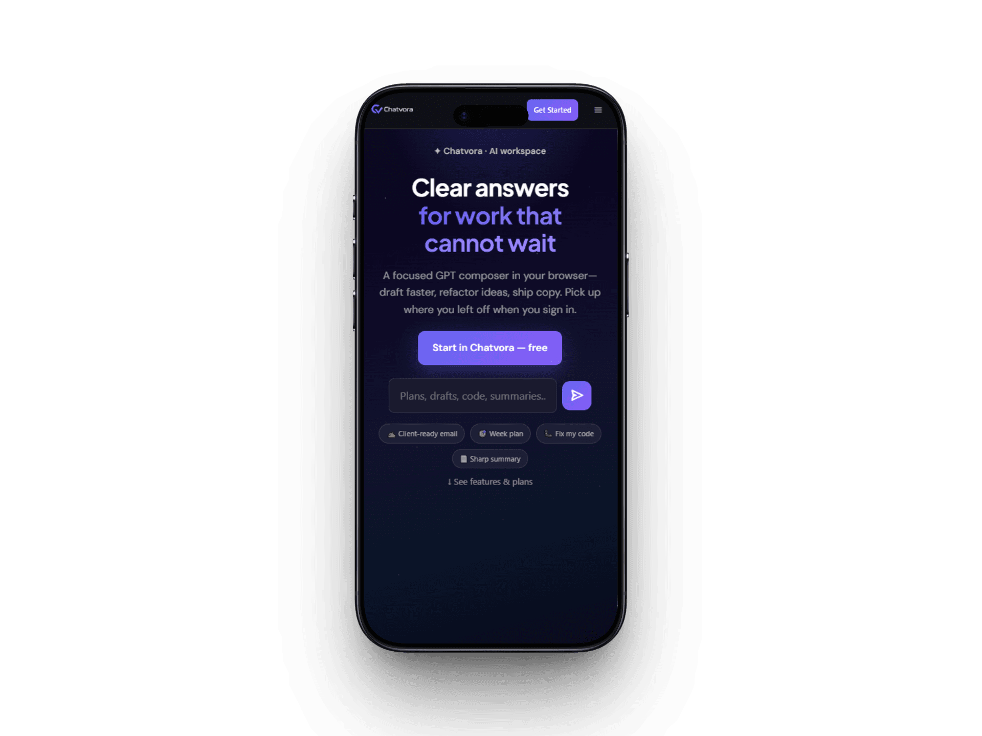 Chatvora — Mobiel